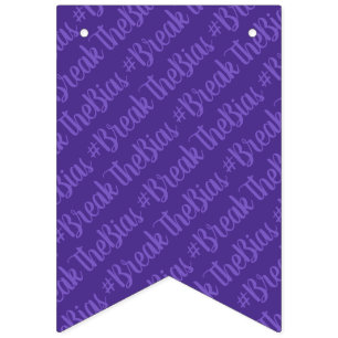 #BreakTheBias International Womens Day Bunting Flags