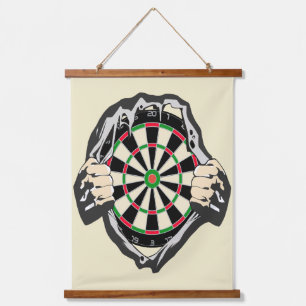 Breakthrough to the Bullseye – Ultimate Dartboard  Hanging Tapestry