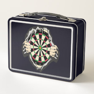 Breakthrough to the Bullseye – Ultimate Dartboard Metal Lunch Box