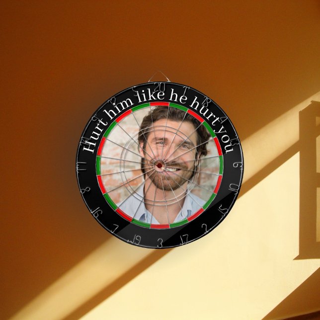 Breakup perfect gift for her to get over him dartboard (Creator Uploaded)