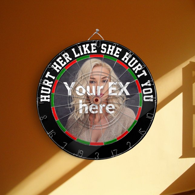 Breakup perfect gift for him to get over her dartboard (Creator Uploaded)