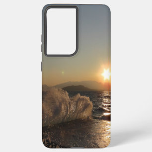 Breakwater in Croatia beautiful sunset             Samsung Galaxy Case