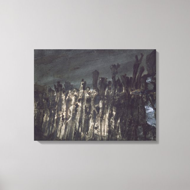 Breakwater in Jersey Canvas Print (Front)