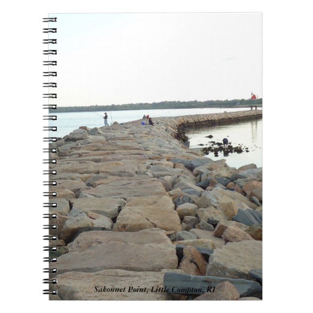Breakwater, Sakonnet Point - Little Compton, RI Notebook (Front)