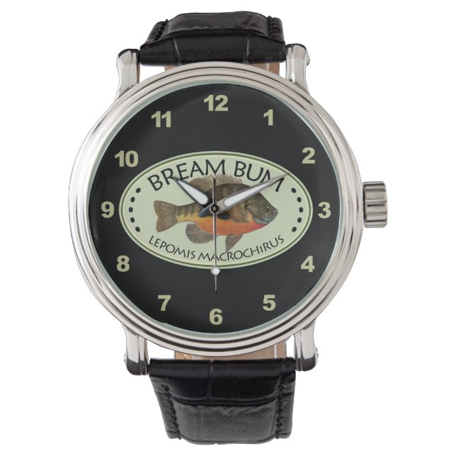 Bream, Bluegill Fisherman Watch (Front)