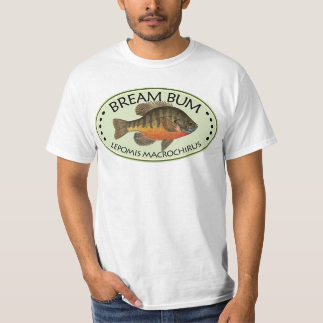 Bream Bum Fishing T-Shirt (Front)