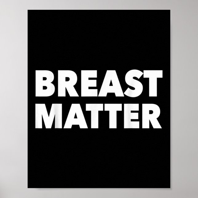 Breast Awareness Gift  Poster (Front)