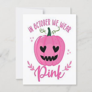 Breast Cancer 2025–Inspirational Pink Ribbon Aware Postcard