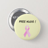 breast cancer 2 inch round button (Front & Back)