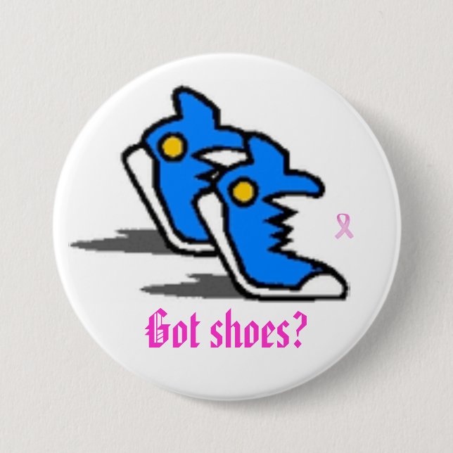 breast cancer 3 inch round button (Front)