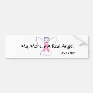 Breast Cancer Angel Bumper Sticker