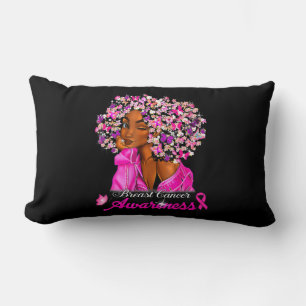 Breast Cancer Awareness African American Women Mel Lumbar Pillow