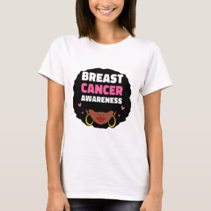 Breast Cancer Awareness African American Women Pin T-Shirt