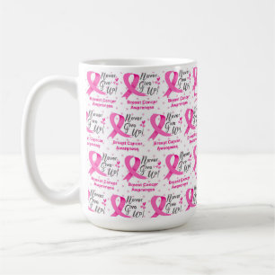 BREAST CANCER AWARENESS AND SUPPORT COFFEE MUG