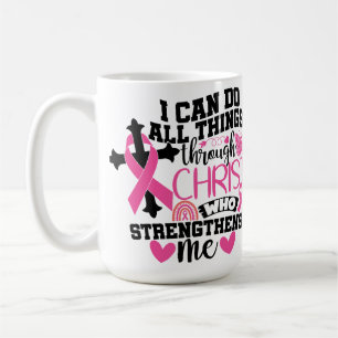 BREAST CANCER AWARENESS AND SUPPORT COFFEE MUG