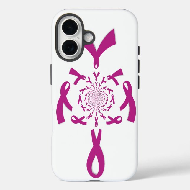 Breast Cancer Awareness Art Print Case-Mate iPhone Case (Back)