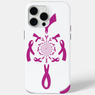 Breast Cancer Awareness Art Print iPhone 15 Pro Max Case