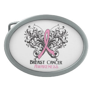Breast Cancer Awareness Belt Buckle