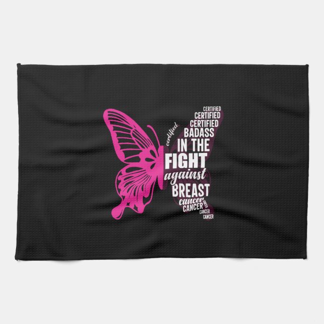 Breast cancer awareness best kitchen towel (Horizontal)
