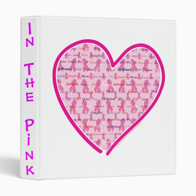 Breast Cancer Awareness Binder (Front/Spine)