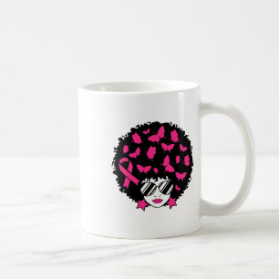Breast Cancer Awareness Black Women Survivor Pink Coffee Mug