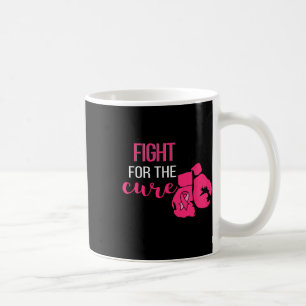 Breast Cancer Awareness Boxing Gloves Pink Ribbon Coffee Mug