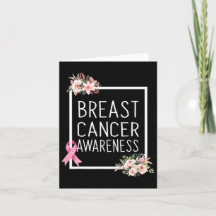 Breast Cancer Awareness Breast Cancer Fighting  Card