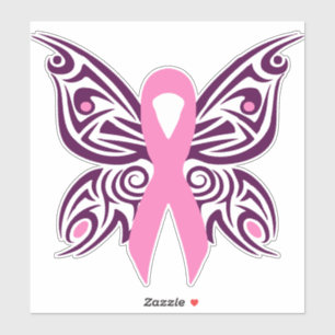 Breast Cancer Awareness Butterfly