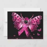 Breast Cancer Awareness Butterfly Quote