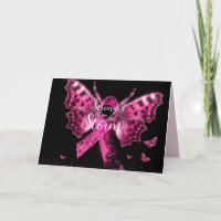 Breast Cancer Awareness Butterfly Quote