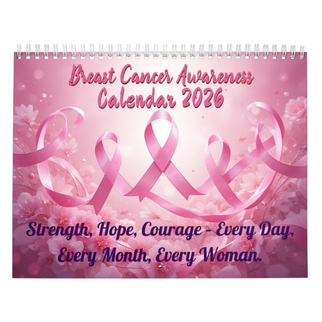 Breast Cancer Awareness Calendar 2026 (Cover)