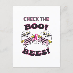 Breast Cancer Awareness Check The Boo-Bees Enclosure Card