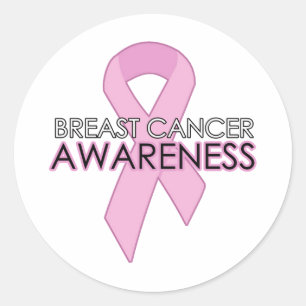 Breast Cancer Awareness Classic Round Sticker