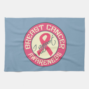 Breast Cancer Awareness custom kitchen towels