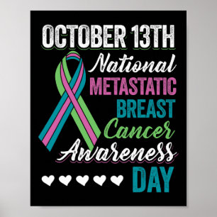 Breast Cancer Awareness Day October 13th Poster