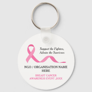 Breast Cancer Awareness Event Promotional Keychain