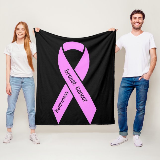  Breast Cancer Awareness Fleece Blanket (In Situ)