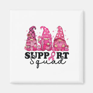 Breast Cancer Awareness For Women Gnomes Support S Magnet