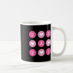 Breast Cancer Awareness Hearts Hope Coffee Mug