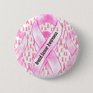 Breast Cancer Awareness-HOPE_ 2 Inch Round Button