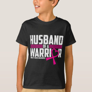 Breast Cancer Awareness Husband Of Warrior Pink Te T-Shirt