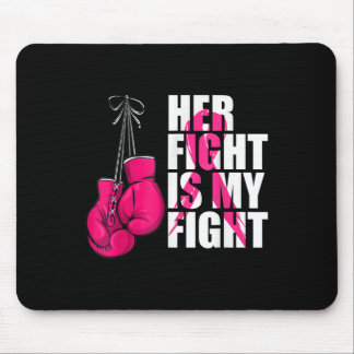 Breast Cancer Awareness Husband Support Squad  Mouse Pad