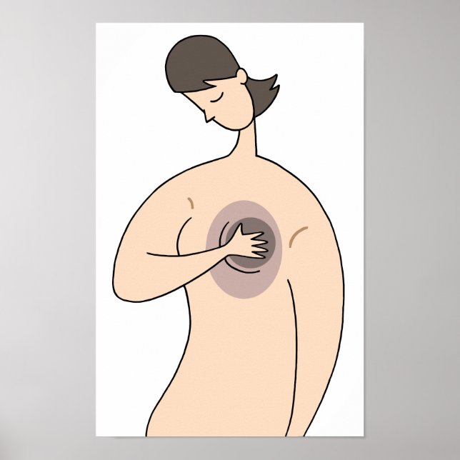Breast cancer awareness image. poster (Front)