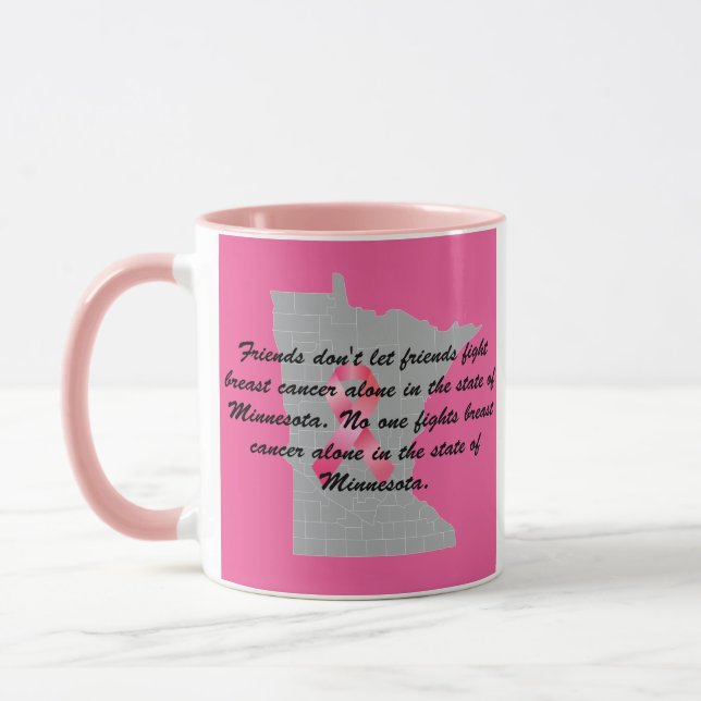 Breast Cancer Awareness in Minnesota  Mug (Left)
