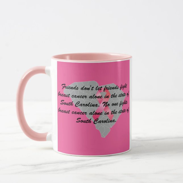 Breast Cancer Awareness in South Carolina  Mug (Left)
