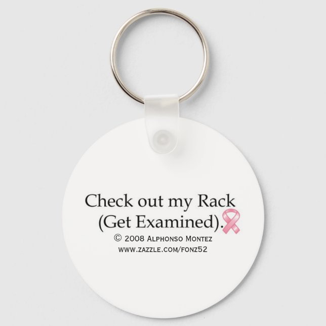 BREAST CANCER AWARENESS-key chain1 Keychain (Front)