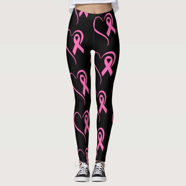 Breast Cancer Awareness Leggings (Front)