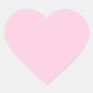 Breast cancer awareness light pink cute heart sticker