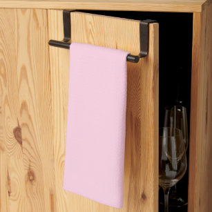 Breast cancer awareness light pink plain cute kitchen towel