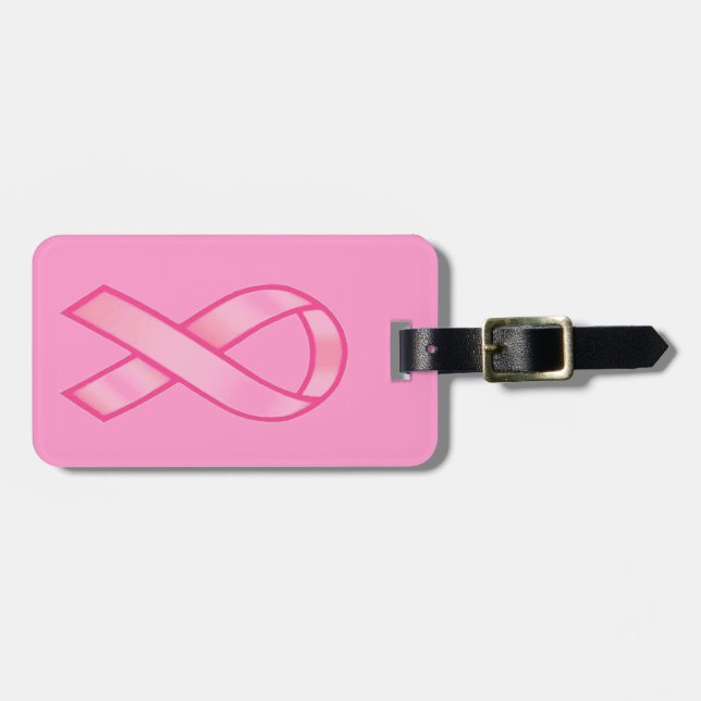 Breast Cancer Awareness Luggage Tag (Front Horizontal)
